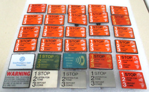 LOT of (30) Payphone Info Plates
