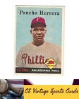 1958 Topps #433b Pancho Herrera Name complete CREASE