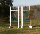 Horse Jumps Slant Picket Wooden Wing Standards 5ft/Pair - Color Choice #224