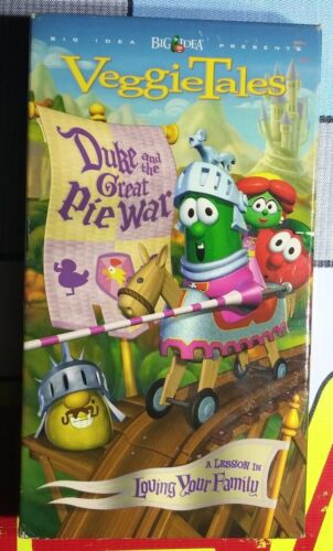 VHS Tape - Veggie Tales Duke And The Great Pie War Big Idea Video