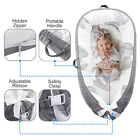 Newborn Baby Nest with pillow   Portable Crib Soft Baby Lounger Bed