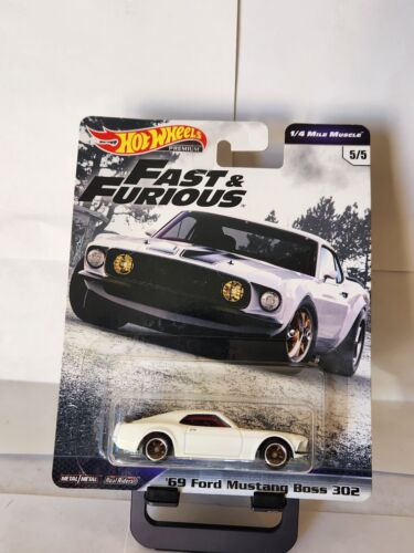 Hot Wheels Premium Fast & Furious 1/4 Mile Muscle 1969 Ford Mustang Boss 302 N38