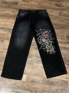 Old Jeans DENIM SOUTHPOLE Jnco STYLE VINTAGE Y2K SIZE 40x32 Spider Web Cybergoth