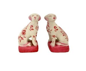 New ListingDog Statues Vintage Pink Oriental Chinoiserie Gift Home Decor