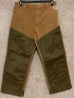 Vintage Carhartt WU256 Briar Field Hunting Pants 90s Made USA Brown Size 36X32