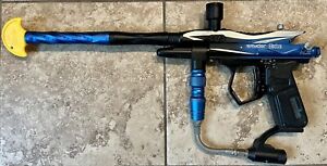 New ListingSpyder Electra ACS with Rocking Trigger Frame Paintball Marker Gun Blue/Black