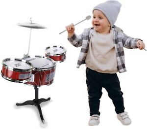 New ListingKids Drum Set Toddlers Drum Set Music Learning Instruments Boys and Girls Gift