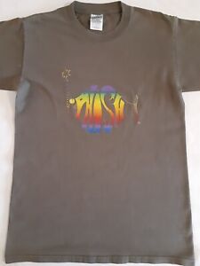 Vintage 90'S  PHISH Rainbow Color Design T Shirt Small