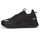 PUMA RS-X Men's Shoes Black Leather 40 41 42 43 44 45 46 Sneakers Sports Running