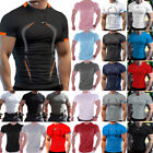 Bodybuilding Gym T-Shirt Mens Workout Shirt Muscle Tee Men Fitness Clothing Top❤