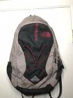North Face NF00CHJ3 Jester Back Pack Gray Black Red Logo
