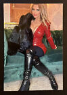 Photo Hot Sexy Beautiful Woman In Leather Latex Long Legs 4x6 Picture