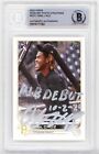 Oneil Cruz Autographed Signed 2022 Topps Inscribed Rookie Card #537 BAS Pirates