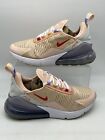 Nike Air Max 270 Washed Coral CW5589-600 Women's Size 8 Boys 6.5Y Shoes Sneakers