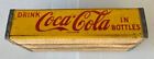 1965 Coca-Cola Yellow Wooden Crate in Excellent Condition. Rare!!