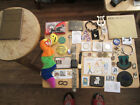 New Listingjunk drawer lot GENEVE DIAMOND watch old book jewelry lot old coin new maxell ca