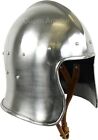 New ListingMedieval Functional 18g Open Face Celeta Steel Helmet Viking knight helmet