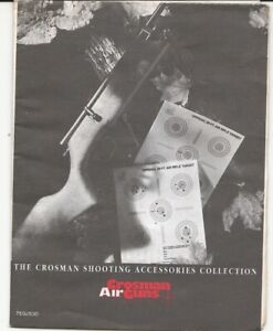 Vintage Crosman AirGuns Air Gun Sales Brochure Catalog Accessories Collection