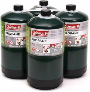 Coleman Propane Fuel Cylinders, 4 pk./16 oz. NEW!!! FAST SHIPPING!!