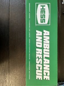 2020 Hess Truck Ambulance and Rescue Truck - BRAND NEW IN BOX