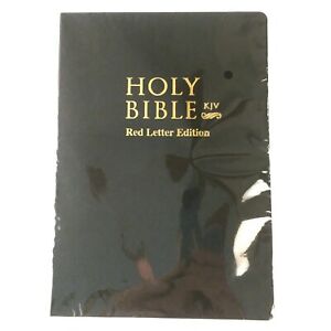 Holy Bible KJV Red Letter Ed Old and New Testament Black Cover Small Print