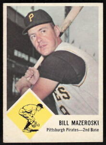 1963 Fleer #59 Bill Mazeroski (sharp) (JB4557)