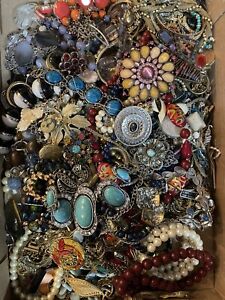Jewelry Vintage-Modern Huge  Lot Craft, Junk, Wearable,  Over One Full Pound