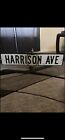 1930s Vintage Street Sign - Brooklyn New York - Harrison Ave