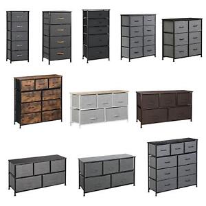 4/5/6/8/9 Drawers Dresser Fabric Chest of Drawers Storage Tower  for Living Room
