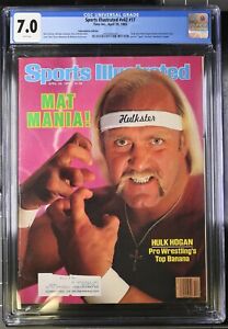 April 29, 1985 Hulk Hogan WWE WWF First RC Sports Illustrated CGC 7.0 Grade
