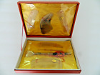 Vintage NEW Japanese Kushi Comb Set 7 Pc w/Original Red Box