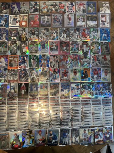 Huge Topps Panini MLB Baseball Card lot Of 517 Stars RCs & RPA autos Patchs /#s