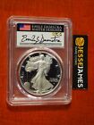 2021 W PROOF SILVER EAGLE PCGS PR70 ADVANCE RELEASE EMILY DAMSTRA SIGNED TYPE 2