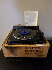 Kenwood KD-48F(B) Semi Automatic Turnable In Box W/ Manual For Parts Or Repair