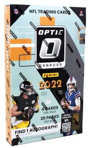 2022 PANINI DONRUSS OPTIC FOOTBALL HOBBY BOX BLOWOUT CARDS