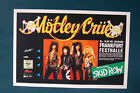 Motley Crue Concert Poster 1989 Germany SKID ROW____