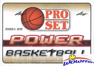 2021/22 Pro Set POWER Basketball Factory Sealed HOBBY Boz-7 AUTOGRAPHS! Loaded!
