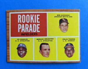 1962 Topps - Rookie Parade Infielders #595 - Ed Charles Sadowski/Coughtry/Torres