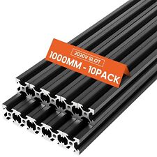 1000mm European Standard 10pcs 2020 Aluminum Profile Extrusion V Slot Black