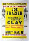 1971 Muhammad Ali Joe Frazier World Heavyweight Championship Title Bout 43x60