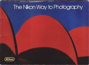 'The Nikon Way to Photography vintage collectible 1982 booklet F3 FE FM EM era.