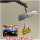 Redcat Sixty four Impala Jevries Rc Lowrider  mirror W/Hanging Dice Clear Yellow