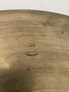 K Zildjian Constantinople 1920’s Vintage Cymbal 17 And 5/8