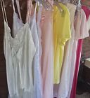 Lingerie nightgowns  Lot  Of 10  1920s-80s  Nylon Lace Womens S-3X