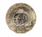 Mexico 20 Pesos Coin, 2021 Bicentenary of the Independence Mexico Bimetallic Unc