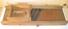 Antique Primitive Wooden Mandolin Cabbage Slicer Kraut Cutter Board 3 Blades