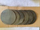 (6)pcs. 3/16 Inch X 6 3/16 Inch Round/Disc Steel Plates A36 Grade