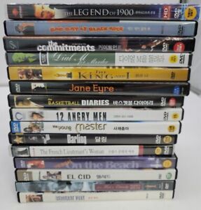 Lot of 15 Classic Movie DVD's, Korean Imports - All English Language