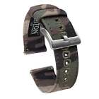 Camouflage Crafted Canvas Watch Band Watch Band