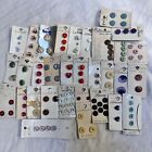 Vintage Large Lot of NEW Antique Buttons on 32 Cards - Mixed